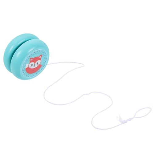 HANABASS Holz Yoyo Ball für Buntes Cartoon Muster mit Schnur Fingerfertigkeit und Koordination für Drinnen und Draußen von HANABASS