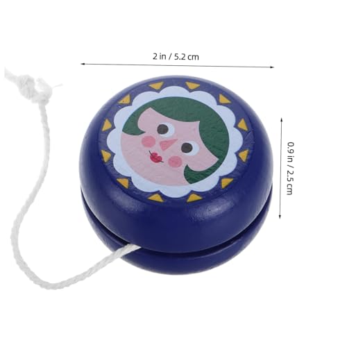 HANABASS Holz Yoyo mit Soldaten Dunkelblau Robustes Looping für Anfängerfreundlich Pädagogisches Geschicklichkeit und Fantasie HANABASS Holz Yoyo mit Soldaten Dunkelblau Robustes Looping für Anfängerfreundlich Pädagogisches Geschicklichkeit und Fantasie von HANABASS