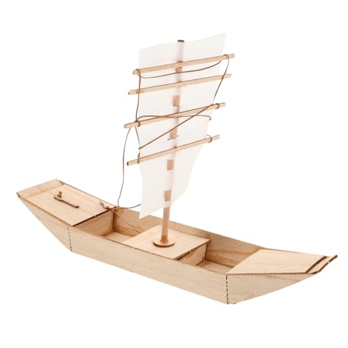 HANABASS Holzmodell Bausatz Segelboot DIY Kreatives Puzzle für Bastelspielzeug Kreativität und Handfertigkeiten für Familienaktivitäten und Sammler HANABASS Holzmodell Bausatz Segelboot DIY Kreatives Puzzle für Bastelspielzeug Kreativität und Handfertigkeiten für Familienaktivitäten und Sammler von HANABASS