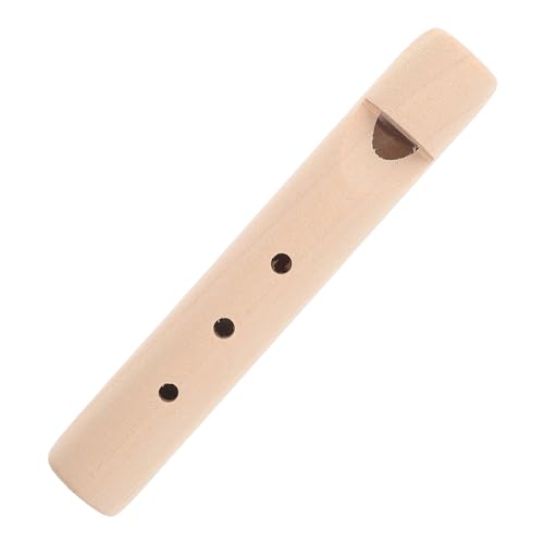 HANABASS Holzpfeife für Dreilochflöte zum Bemalen DIY Musikinstrument aus Holz Pädagogisches für Kreative Frühbildung für Musikunterricht und Spaß Am HANABASS Holzpfeife für Dreilochflöte zum Bemalen DIY Musikinstrument aus Holz Pädagogisches für Kreative Frühbildung für Musikunterricht und Spaß Am von HANABASS