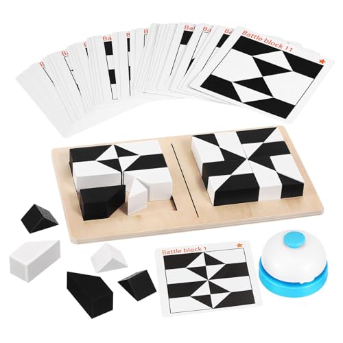 HANABASS Holzpuzzle Bausteine mit Herausforderungen Kreatives Denkspiel aus Robustem Holz Fördert Problemlösungsfähigkeiten für Jungen HANABASS Holzpuzzle Bausteine mit Herausforderungen Kreatives Denkspiel aus Robustem Holz Fördert Problemlösungsfähigkeiten für Jungen von HANABASS