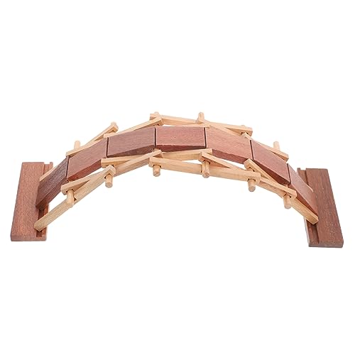 HANABASS Holzspielzeug Bausatz Mortise Tenon Brücke DIY Arch Bridge Modell Kreatives Lernspielzeug zur Feinmotorik Hand Auge Koordination Sicheres Holzmaterial für Bastelfans HANABASS Holzspielzeug Bausatz Mortise Tenon Brücke DIY Arch Bridge Modell Kreatives Lernspielzeug zur Feinmotorik Hand Auge Koordination Sicheres Holzmaterial für Bastelfans von HANABASS