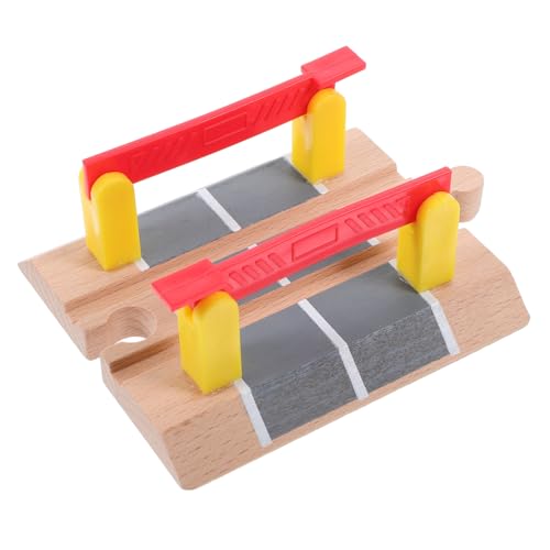 HANABASS Holzspielzeug Eisenbahngeländer für Zugszenen Dekorative Zugsperre Fördert die Kreativität und Motorik für Garten und Spielzimmer HANABASS Holzspielzeug Eisenbahngeländer für Zugszenen Dekorative Zugsperre Fördert die Kreativität und Motorik für Garten und Spielzimmer von HANABASS