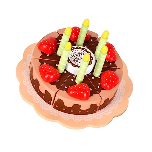HANABASS Holzspielzeug Geburtstagskuchen mit Erdbeeren Buntes Rollenspiel Kuchen Schneiden für Mädchen Pädagogisches Lernspielzeug zum Kindertag und Geburtstag HANABASS Holzspielzeug Geburtstagskuchen mit Erdbeeren Buntes Rollenspiel Kuchen Schneiden für Mädchen Pädagogisches Lernspielzeug zum Kindertag und Geburtstag von HANABASS