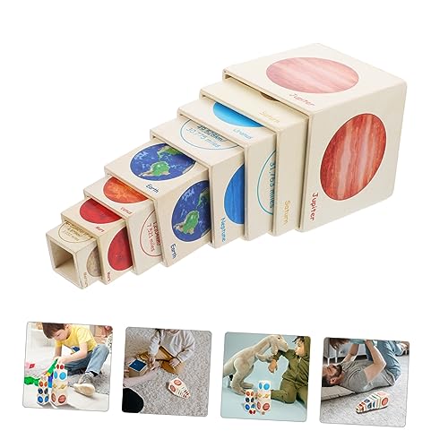 HANABASS Holzspielzeug Teiliges Planetenset Lernspielzeug für Frühpädagogik Kognitive Fähigkeiten Farben und Formen Spielerisch Entdecken HANABASS Holzspielzeug Teiliges Planetenset Lernspielzeug für Frühpädagogik Kognitive Fähigkeiten Farben und Formen Spielerisch Entdecken von HANABASS