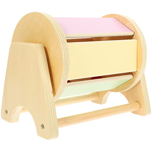 HANABASS Holzspielzeug Textiltrommel für Montessori Lernspielzeug und Formverständnis Handlich und Leicht für Unterwegs für Eltern Junge Mädchen Aktivitäten HANABASS Holzspielzeug Textiltrommel für Montessori Lernspielzeug und Formverständnis Handlich und Leicht für Unterwegs für Eltern Junge Mädchen Aktivitäten von HANABASS
