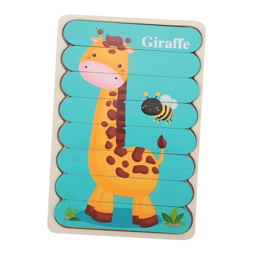 HANABASS Holzstäbchen Puzzle Lernspielzeug Doppelseitiges Tiermotiv Zebra Giraffe Umweltfreundlich Geruchsneutral Sichere Kanten Fördert Form und Handfertigkeiten Geeignet für Jungen und HANABASS Holzstäbchen Puzzle Lernspielzeug Doppelseitiges Tiermotiv Zebra Giraffe Umweltfreundlich Geruchsneutral Sichere Kanten Fördert Form und Handfertigkeiten Geeignet für Jungen und von HANABASS