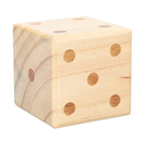 HANABASS Holzwürfel Mehrzweck Holzspielwürfel für Spiele und Handwerk Langlebig und Stabil für Partys und Kreative Projekte von HANABASS