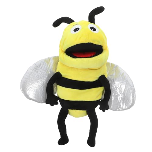 HANABASS Interaktive Plüsch Bienen Handpuppe für Weiches Tier Handspielzeug für Rollenspiele Storytelling und Eltern Junge Mädchen Kommunikation Kreatives Puppentheater Zubehör HANABASS Interaktive Plüsch Bienen Handpuppe für Weiches Tier Handspielzeug für Rollenspiele Storytelling und Eltern Junge Mädchen Kommunikation Kreatives Puppentheater Zubehör von HANABASS