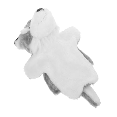 HANABASS Interaktive Wolf Handpuppe aus Plüsch für Lernspielzeug für Geschichtenerzählen und Kreative Spiele Sicher und Langlebig Kindergarten und Zuhause HANABASS Interaktive Wolf Handpuppe aus Plüsch für Lernspielzeug für Geschichtenerzählen und Kreative Spiele Sicher und Langlebig Kindergarten und Zuhause von HANABASS