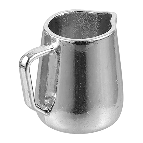 HANABASS Kaffee-Latte-Topf-Modell winzig Milch Krüge Zubehör klein schäumend Miniatur-Schaumkrug Miniatur-Kaffeetassenmodell Mini-Latte-Tasse Mini-Ornament Legierung Silver HANABASS Kaffee-Latte-Topf-Modell winzig Milch Krüge Zubehör klein schäumend Miniatur-Schaumkrug Miniatur-Kaffeetassenmodell Mini-Latte-Tasse Mini-Ornament Legierung Silver von HANABASS