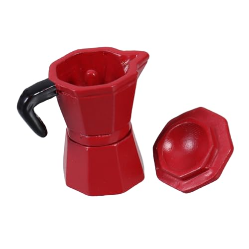 HANABASS Kaffeekanne für Puppenhaus Exquisite Espressokanne aus Robuster Elegantes Design für Miniaturszenen Zubehör für Sammler und Puppenhaus Dekoration HANABASS Kaffeekanne für Puppenhaus Exquisite Espressokanne aus Robuster Elegantes Design für Miniaturszenen Zubehör für Sammler und Puppenhaus Dekoration von HANABASS