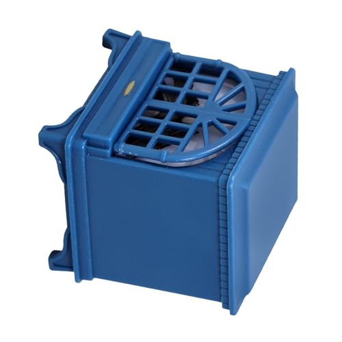 HANABASS Kamin für Minihaus Puppenhausdekorationen Miniatur Fälschung für Mädchen Kleines Puppenhaus Minikamin für Puppe Mini -Hausdekoration Mini-Hausschmuck Plastik Blue von HANABASS