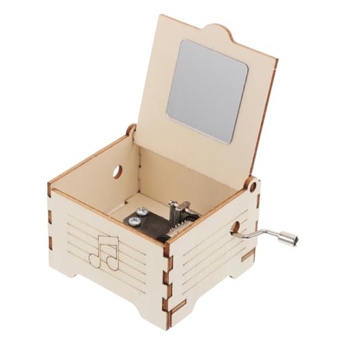 HANABASS Kasten Musikbox -lehrwerkzeug Spieluhr Wissenschaftliche Experimente Kits Jugendwissenschaftskits Bastelsets Für Stielspielzeug Kinderwissenschaftskits Musik-kit Khaki Holz von HANABASS