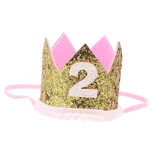 HANABASS Kindergeburtstagskrone Haarreif Buchstaben Stirnband Leicht Bequem Party Kopfschmuck Für Jährige Mädchen Jungen Festliche von HANABASS