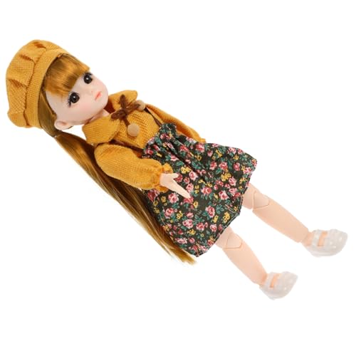 HANABASS Kinderpuppen Plüschpuppe Anime-Puppen Ballerina-Puppe Mädchen Zeug ausgestopft kinderspielzeug kinderzimmer Puppensammlung Mini-Bjd-Puppe Süße Puppe Samt Colorful von HANABASS