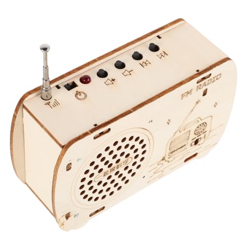 HANABASS Kinderradio naturwissenschaftliches Lernset erziehungswissenschaftliche Baukästen Stammlernspielzeug DIY-Radio-Bausatz für Kinderspielzeug Metall Khaki HANABASS Kinderradio naturwissenschaftliches Lernset erziehungswissenschaftliche Baukästen Stammlernspielzeug DIY-Radio-Bausatz für Kinderspielzeug Metall Khaki von HANABASS