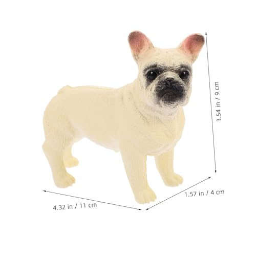HANABASS Kleine Hundefigur aus Realistische und Cocker Modelle Detailgetreue Simulation Dekoratives Tiermodell für Tisch Büro und Sammlungen für von HANABASS