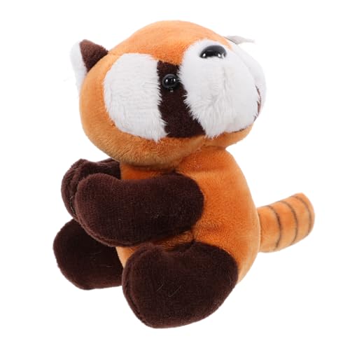 HANABASS Kleiner Plüsch Rotpanda Clip Weiches Dekorationsspielzeug für Vorhänge und Pflanzgefäße aus Langlebig und Farbecht Niedliches Kawaii Design von HANABASS