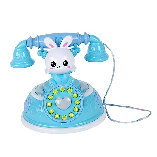 HANABASS Kleines Spielzeugtelefon für Simuliertes Batteriefreies Retro Telefon Fördert Soziale Fähigkeiten und Intellektuelle Entwicklung für Rollenspiele von HANABASS