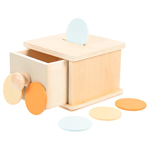 HANABASS Kleinkinder Münzbox aus Holz Pädagogisches Intelligenzspielzeug Hand Augen Koordination und Logischem für Ab Monaten Sicher und Lehrreich HANABASS Kleinkinder Münzbox aus Holz Pädagogisches Intelligenzspielzeug Hand Augen Koordination und Logischem für Ab Monaten Sicher und Lehrreich von HANABASS