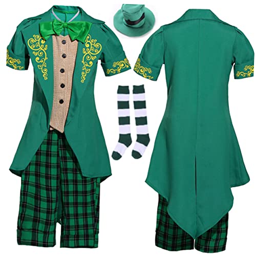 HANABASS Koboldkostüm Hüte Kinderkleidung Kostüme Kleidung Für Outfits Hat Koboldhut Hosenanzug Halloween Kinderkostüm St Patrick's Kostüm Outfit Ausgefallene Kleidung Grün HANABASS Koboldkostüm Hüte Kinderkleidung Kostüme Kleidung Für Outfits Hat Koboldhut Hosenanzug Halloween Kinderkostüm St Patrick's Kostüm Outfit Ausgefallene Kleidung Grün von HANABASS