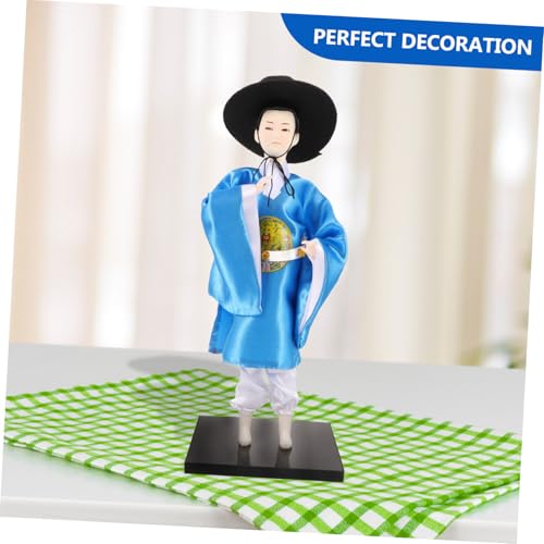 HANABASS Koreanische Hanbok Puppe Traditionelles Handwerk Dekorative Sammlerfigur Stabile Tischdekoration für Zuhause Büro Restaurant Kulturelles Geschenk HANABASS Koreanische Hanbok Puppe Traditionelles Handwerk Dekorative Sammlerfigur Stabile Tischdekoration für Zuhause Büro Restaurant Kulturelles Geschenk von HANABASS