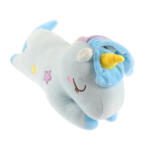 HANABASS Kreatives Einhorn Kuscheltier Plüschpuppe Niedliches Wurfkissen Kinderzimmer Dekoration Weiches Stofftier Geschenk für Altersgruppen von HANABASS