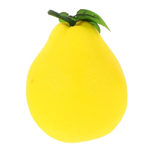 HANABASS Künstliche Pomelo Frucht Realistische Schaumstoff Simulation Künstliche Grapefruit Modell Lebensecht Dekorativ für Küche Fotografie Requisite Gelb Groß von HANABASS