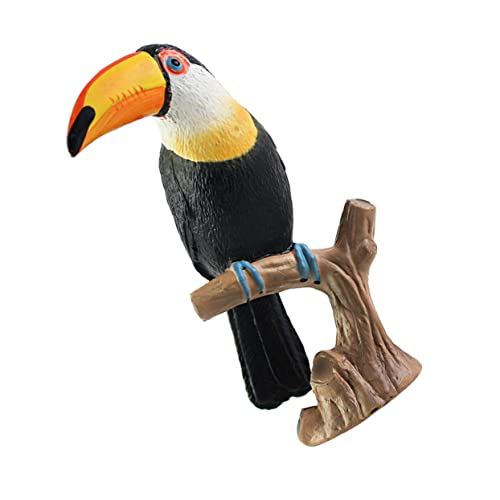 HANABASS Künstlicher Modellspielzeug Pädagogisches Tiermodell für Lustige Deko aus Kunststoff Realistisches Vogelspielzeug für Frühe Bildung und Kreative von HANABASS