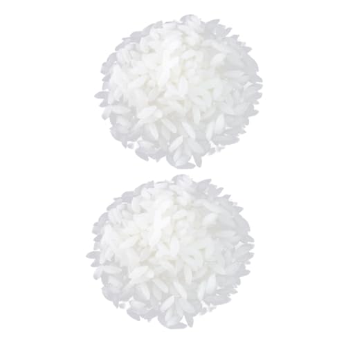 HANABASS Künstliches Reismodell Realistische Deko für Küche Restaurant und Fotografie Fake Rice Ornament für Kreative Präsentationen und Dekorationen HANABASS Künstliches Reismodell Realistische Deko für Küche Restaurant und Fotografie Fake Rice Ornament für Kreative Präsentationen und Dekorationen von HANABASS
