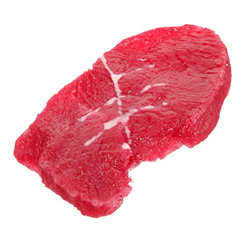 HANABASS Künstliches Steak Deko Objekt Realistisches Steak Modell für Küche Restaurant und Fotografie Leicht und Sicher Kompaktes Design für Fleischliebhaber HANABASS Künstliches Steak Deko Objekt Realistisches Steak Modell für Küche Restaurant und Fotografie Leicht und Sicher Kompaktes Design für Fleischliebhaber von HANABASS