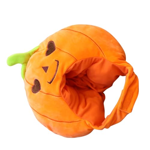 HANABASS Kürbiskopf Hut für Halloween Party Lustiger Cosplay Hut für Männer und Frauen Exquisites Design für Tanzaufführungen und Festliche Anlässe Einheitsgröße von HANABASS