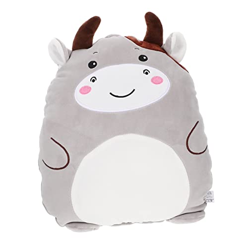 HANABASS Kuscheltier Kissen Entzückende Kuh Plüschtier für Kinder Schlafzimmer und Büro Flauschiges Cartoon Tierkissen HANABASS Kuscheltier Kissen Entzückende Kuh Plüschtier für Kinder Schlafzimmer und Büro Flauschiges Cartoon Tierkissen von HANABASS