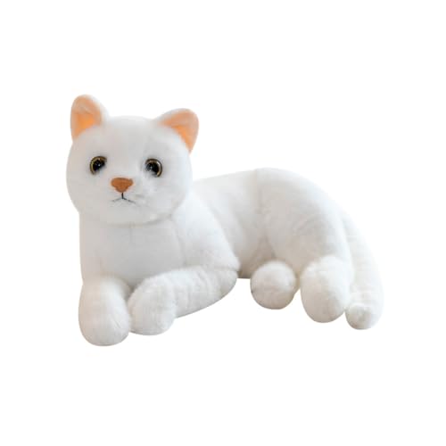HANABASS Kuschelige Katzenplüschfigur Adorable Animal Doll für Cartoon Design Hochwertiges Plüschspielzeug als Dekoration für Sofa Regal und Mehr von HANABASS