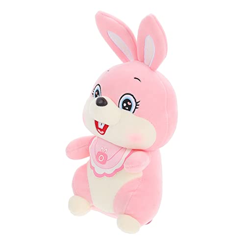 HANABASS Kuscheltier Hase Niedliche Plüschkaninchen für Cartoon Stil Deko Element für Kinderzimmer und Büro Wohnaccessoire von HANABASS