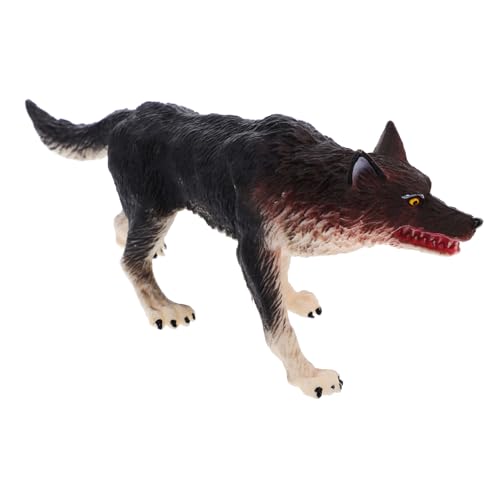 HANABASS Lebensechte Wolfsstatue Realistisches Wildtier Modell für Dekorative Figur für Garten Heim und Schreibtisch Verarbeitung und HANABASS Lebensechte Wolfsstatue Realistisches Wildtier Modell für Dekorative Figur für Garten Heim und Schreibtisch Verarbeitung und von HANABASS