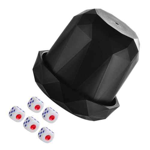 HANABASS Leises Würfelspiel mit Würfeln und Würfelbecher Robustes Party Brettspiel zubehör für Ktv Outdoor und Reisen Einfach zu Bedienen und Langlebig HANABASS Leises Würfelspiel mit Würfeln und Würfelbecher Robustes Party Brettspiel zubehör für Ktv Outdoor und Reisen Einfach zu Bedienen und Langlebig von HANABASS