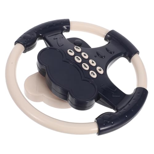 HANABASS Lenkrad mit Stabilem Kunststoff Saugnapf Drehbares Simulations-lenkrad mit Soundeffekten Interaktives Lernspielzeug für Kleinkinder und Junge Mädchen zum Rollenspiel HANABASS Lenkrad mit Stabilem Kunststoff Saugnapf Drehbares Simulations-lenkrad mit Soundeffekten Interaktives Lernspielzeug für Kleinkinder und Junge Mädchen zum Rollenspiel von HANABASS