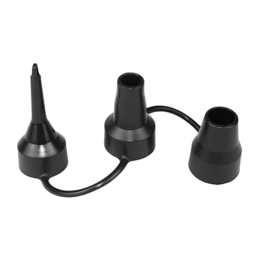 HANABASS Luftpumpenspitzen Ersatzadapter Klein Für Kopfdüsen Inflator Aufblasadapter Luftpumpendüse Luftpumpenadapter Luftpumpenzubehör Pumpe Luftdüse Kunststoff Schwarz von HANABASS