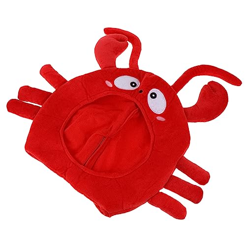 HANABASS Lustige Krebs Mütze in Einheitsgröße Weiches Plüschkostüm für Party Rollenspiel und Verkleidung Niedliches Lobster Design für Erwachsene und Kreatives Accessoire für Karneval und HANABASS Lustige Krebs Mütze in Einheitsgröße Weiches Plüschkostüm für Party Rollenspiel und Verkleidung Niedliches Lobster Design für Erwachsene und Kreatives Accessoire für Karneval und von HANABASS