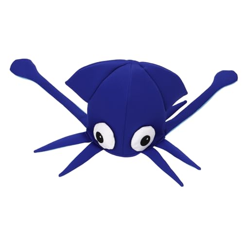 HANABASS Lustiger Octopus Hut für Halloween und Karneval Kreative Tier Cosplay Kopfbedeckung aus Weichem für Fotorequisiten und Partys ein Muss für Jede Kostümparty HANABASS Lustiger Octopus Hut für Halloween und Karneval Kreative Tier Cosplay Kopfbedeckung aus Weichem für Fotorequisiten und Partys ein Muss für Jede Kostümparty von HANABASS