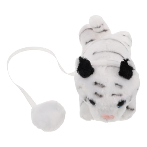 HANABASS Magnetpuppe auf Schulter Tiermodell Tiger Plüschgefüllter Tier Tiger-Requisite Künstliche Tigermodelle ausgestopftes Cosplay -Accessoire Kuscheltier Weiß HANABASS Magnetpuppe auf Schulter Tiermodell Tiger Plüschgefüllter Tier Tiger-Requisite Künstliche Tigermodelle ausgestopftes Cosplay -Accessoire Kuscheltier Weiß von HANABASS