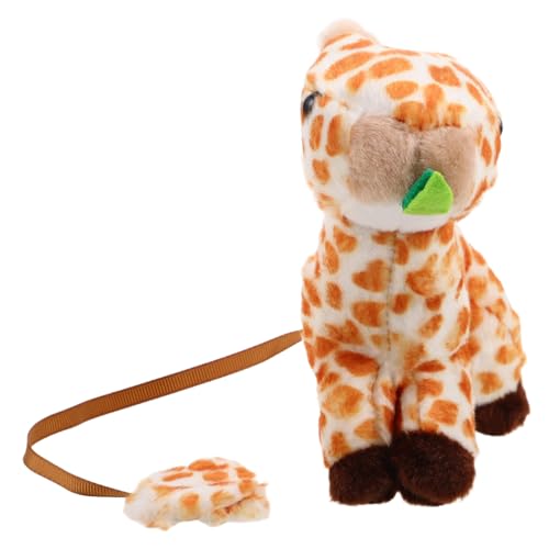 HANABASS Giraffe Plüschfigur Schulter Mit Magnet Süßes Kuscheltier Für Kostümpartys Als Für Weihnachten Und Geburtstage Hautfreundliches Material von HANABASS