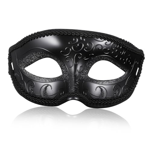HANABASS Maskerade Ball Cosplay Maske Stilvolle Halbgesichtsmaske für Halloween Karneval und Kostümpartys für Besondere Anlässe und Maskenveranstaltungen von HANABASS