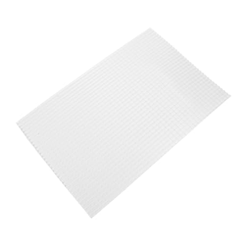 HANABASS Maßstab Miniatur Dachziegel für Puppenhaus Weiße Dachplatten Realistisches DIY Dekorationsset Leichtes Langlebiges Modell für Detailreiche Miniaturhäuser von HANABASS