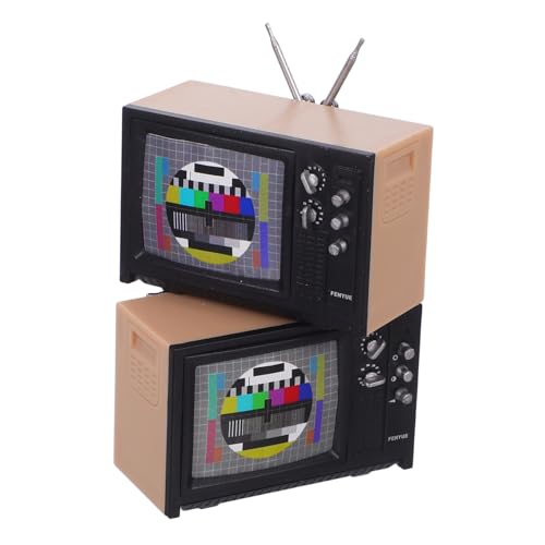 HANABASS Miniaturfernseher Für Puppenhaus Im Maßstab Kleiner Fake-tv Als Wohnzimmermöbel Mini-hausdekor Für Sammler Und DIY-zubehör Puppenhausmöbel HANABASS Miniaturfernseher Für Puppenhaus Im Maßstab Kleiner Fake-tv Als Wohnzimmermöbel Mini-hausdekor Für Sammler Und DIY-zubehör Puppenhausmöbel von HANABASS