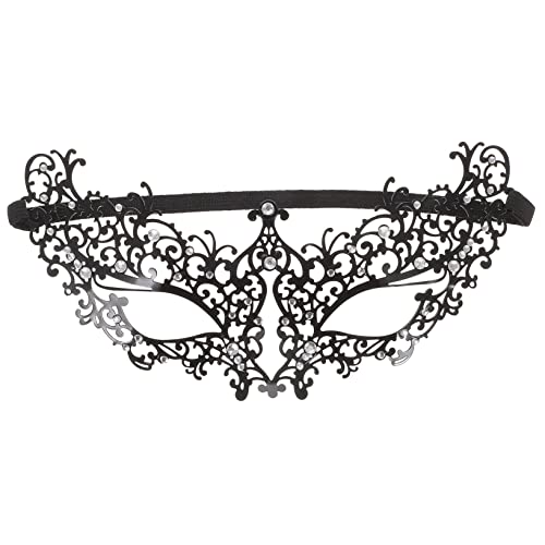 HANABASS Metallic Decorative Half Face Mask für Halloween Kostümpartys Leicht Angenehm zu Tragen für Cosplay Maskenbälle und Festivals HANABASS Metallic Decorative Half Face Mask für Halloween Kostümpartys Leicht Angenehm zu Tragen für Cosplay Maskenbälle und Festivals von HANABASS