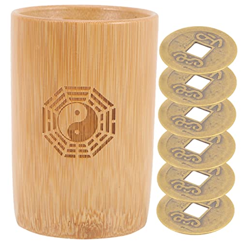 HANABASS Mini Bambus Divination mit Kupfermünzen Chinesische Wahrsagewerkzeuge für Feng Shui und Familienfeiern Langlebig und Einfach zu Bedienen HANABASS Mini Bambus Divination mit Kupfermünzen Chinesische Wahrsagewerkzeuge für Feng Shui und Familienfeiern Langlebig und Einfach zu Bedienen von HANABASS