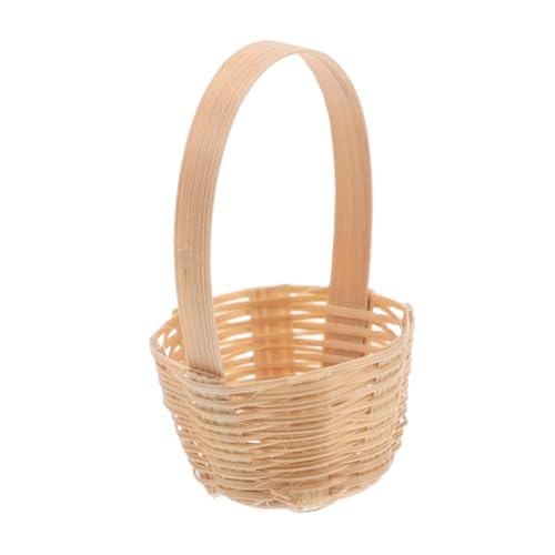 HANABASS Mini-Bambuskorb Minikörbe zum Basteln Mini Körbe Miniaturpuppenhausartikel Puppenhaus Miniatur-Obstkorb Miniatur-Puppenhaus- kleines puppenhaus zubehör kleine Körbchen Khaki HANABASS Mini-Bambuskorb Minikörbe zum Basteln Mini Körbe Miniaturpuppenhausartikel Puppenhaus Miniatur-Obstkorb Miniatur-Puppenhaus- kleines puppenhaus zubehör kleine Körbchen Khaki von HANABASS